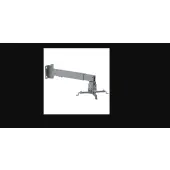 Techly 102369 Uchwyt sufitowo-ścienny do projektora, 20kg, regulowany 43-65/35-56cm, z regulacją nachylenia i obrotu