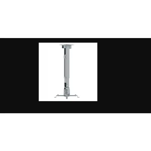 Techly 102369 Uchwyt sufitowo-ścienny do projektora, 20kg, regulowany 43-65/35-56cm, z regulacją nachylenia i obrotu
