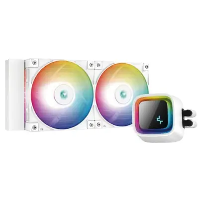DeepCool LS520 SE chłodzenie wodne AiO, 240mm - biały