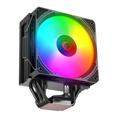 Rampage Octagon C70 Chłodzenie procesora LGA1700/AM5 LCD wentylator infinity 120mm ARGB czarny