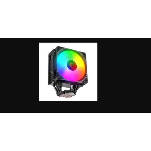Rampage Octagon C70 Chłodzenie procesora LGA1700/AM5 LCD wentylator infinity 120mm ARGB czarny