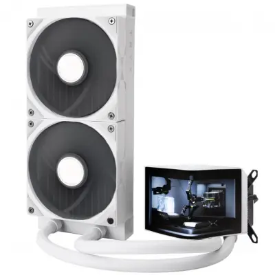 TRYX PANORAMA chłodzenie wodne AIO - 240 mm, biały