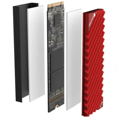 Jonsbo M. 2-3 radiator SSD M.2 - czerwony