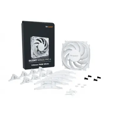 be quiet! Silent Wings Pro 4 120mm PWM White