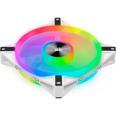 Corsair iCUE QL140 RGB 140mm PWM White Fan Dual Fan Kit with Lighting Node CORE CO-9050106-WW