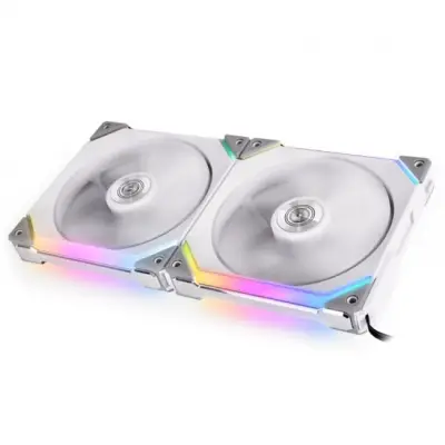 Lian Li UNI FAN SL140 ARGB wentylator PWM, 2-pack + kontroler - 140mm, biały