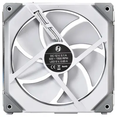 Lian Li UNI FAN SL140 ARGB wentylator PWM, 2-pack + kontroler - 140mm, biały