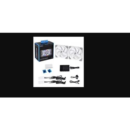 Lian Li UNI FAN SL140 ARGB wentylator PWM, 2-pack + kontroler - 140mm, biały