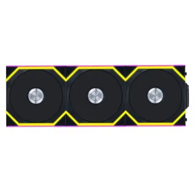 Lian Li UNI FAN SL Wireless ARGB PWM wentylator, Trójpak z kontrolerem - Reverse Blade, 120 mm, czarny