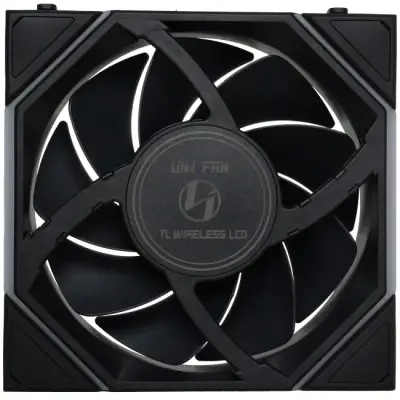 Lian Li UNI FAN TL Wireless LCD Wentylator, ARGB, PWM - 120 mm, czarny