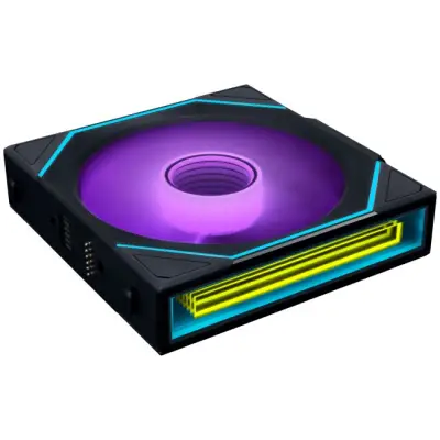 Lian Li UNI FAN SL-INF Wireless Wentylator, ARGB, PWM Trójpak z kontroleremr, Reverse-Blade, 120mm, czarny