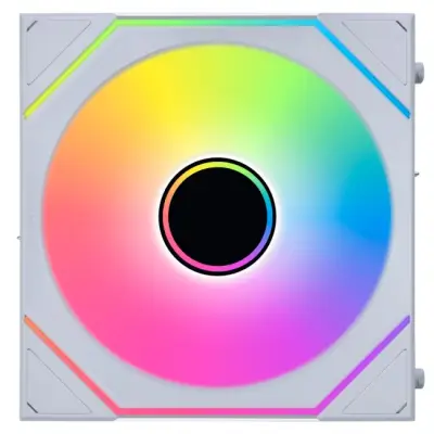 Lian Li UNI FAN SL-INF Wireless Wentylatorr, ARGB, PWM Trójpak z kontrolerem, Reverse-Blade, 120mm, biały