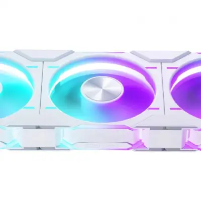 PHANTEKS D30 PWM Reverse Airflow D-RGB - 120mm, biały