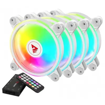 Savio FAN-01 4-pack 120mm ARGB białe