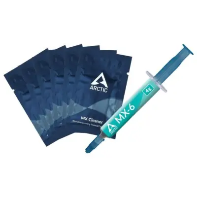 Arctic MX-6 pasta termoprzewodząca, z chusteczkami czyszczącymi - 4g