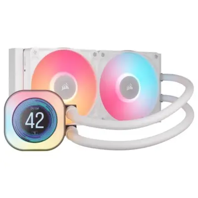 Corsair iCUE LINK Titan 240 RX LCD RGB CW-9061022-WW White