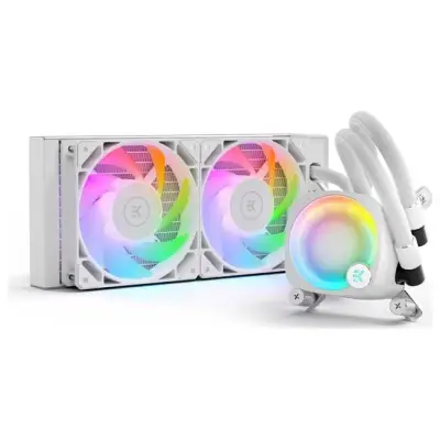 EK Water Blocks EK-Nucleus AIO CR240 Lux D-RGB biały