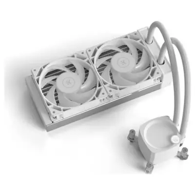 EK Water Blocks EK-Nucleus AIO CR240 Lux D-RGB biały