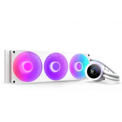 NZXT Kraken Plus 360 RGB LCD białe