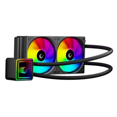 Rampage INFINITE V240 Chłodzenie wodne 240MM ARGB, miernik temperatury, czarne