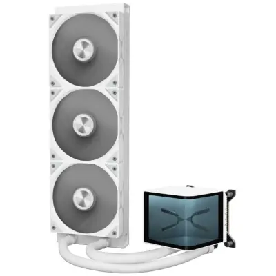 TRYX PANORAMA 360, 3D-AMOLED-Display - 360mm, biały